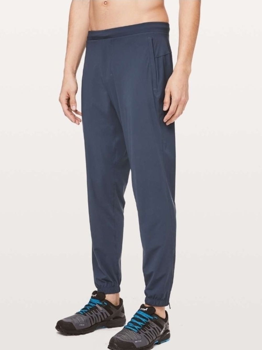 lululemon Surge  Jogger Pants Men's L Drawstring Zip Pocket Tapered 28"